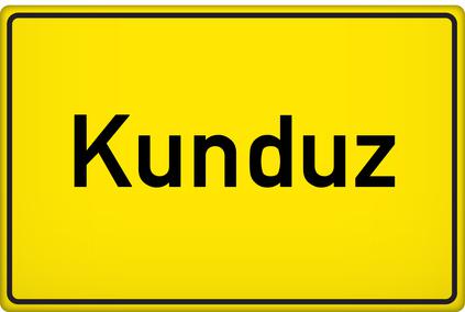 Ortsschild: Kunduz